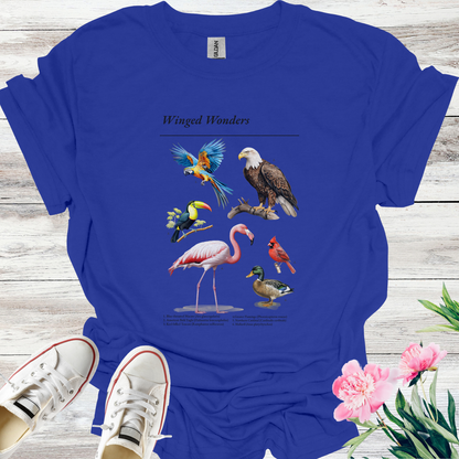 Winged Wonders T-shirts / Birdwatching T-shirt