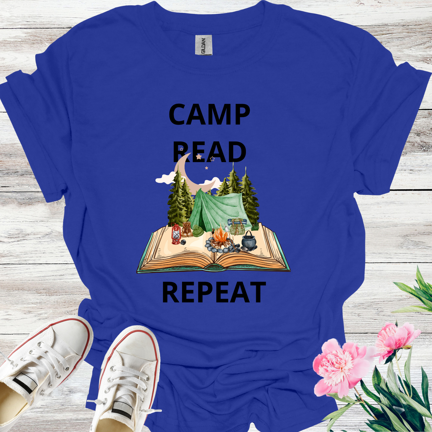 Camp Read Repeat, Reading Camp Shirt, Book Lover Gift Shirt, Weekend Camper, Camp Read A lot,