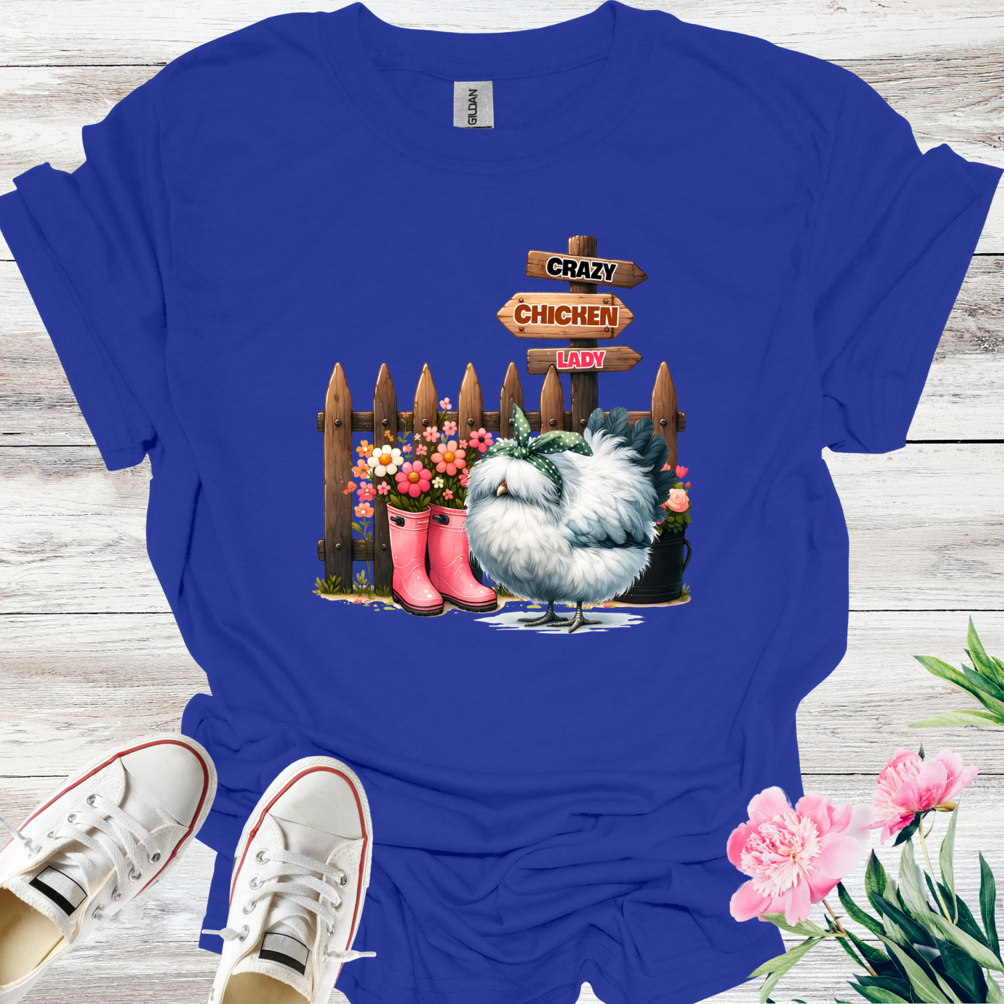 Crazy Chicken Lady T-Shirt